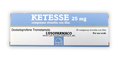 Ketesse*20 cpr riv. 25 mg
