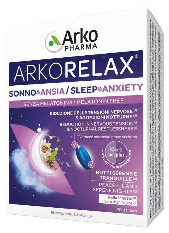 Arkorelax sonno&ansia 15cpr