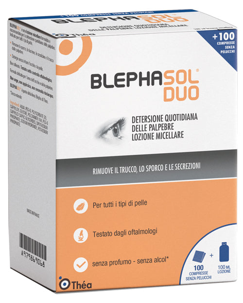 Blephasol duo 100ml+100 garze Immagine principale del prodotto