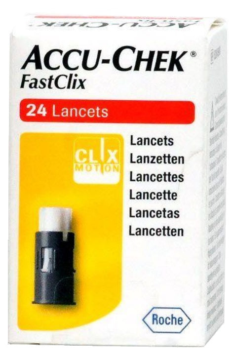 Accu-chek fastclix lancet 24pz