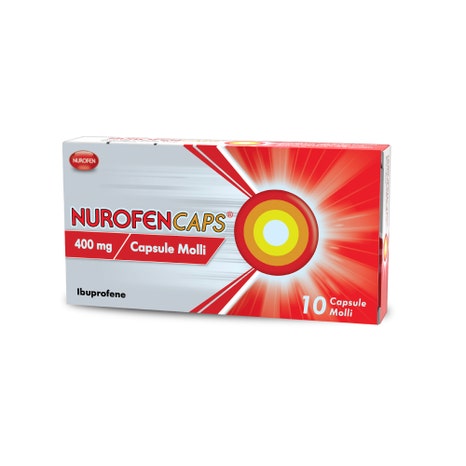 Nurofencaps 400 mg ibuprofene 10 capsule molli