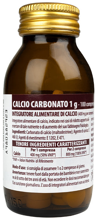 Calcio carbonato nf 1g 100cpr