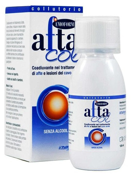 Emoform aftacol collutt 120ml Immagine principale del prodotto