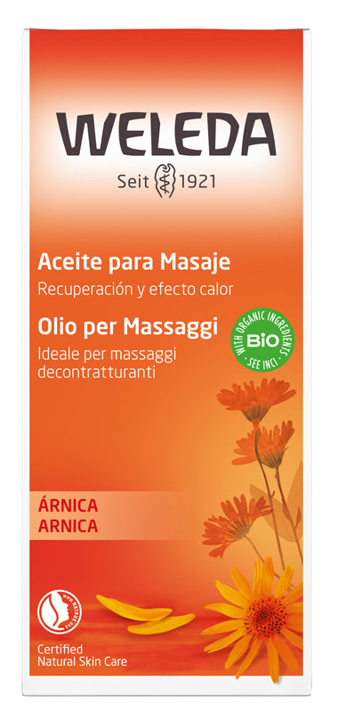 Olio massaggi arnica 200ml Imagen principal del producto