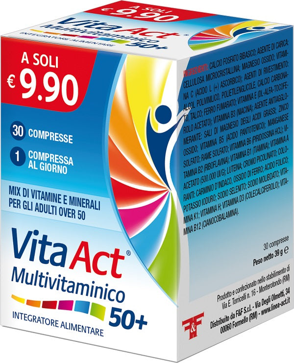 Vita act 50+ multivit 30cpr Immagine principale del prodotto