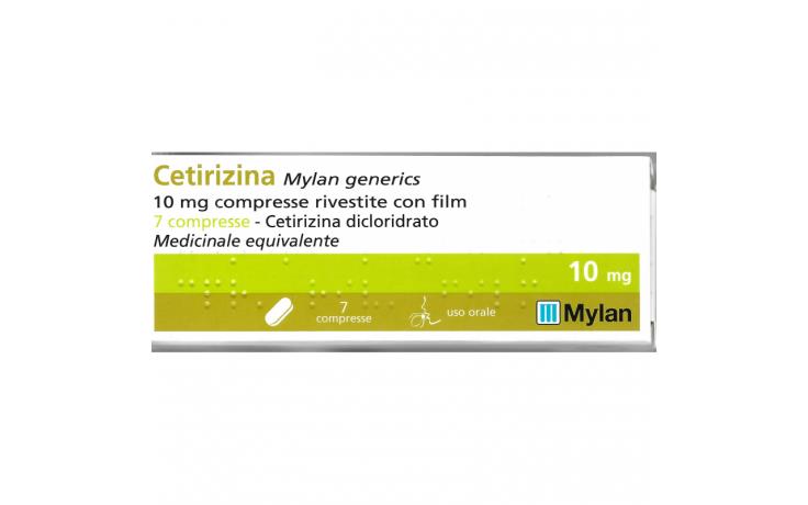 Cetirizina m.g.*7cpr riv 10mg
