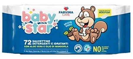 Babystar salv bebe' popup 72pz