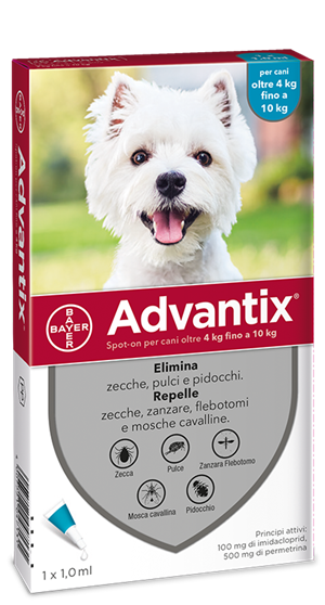 Advantix spot on*1pip 1ml 4-10