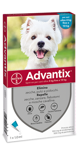 Advantix spot on*1pip 1ml 4-10