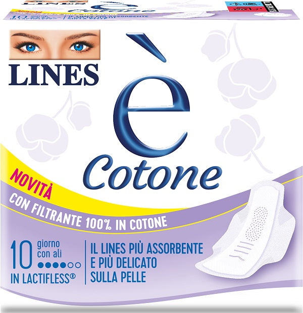 Lines e' cotone ali 9+1pz