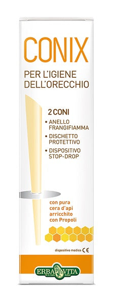 Conix coni cera 2pz erbavita Immagine principale del prodotto