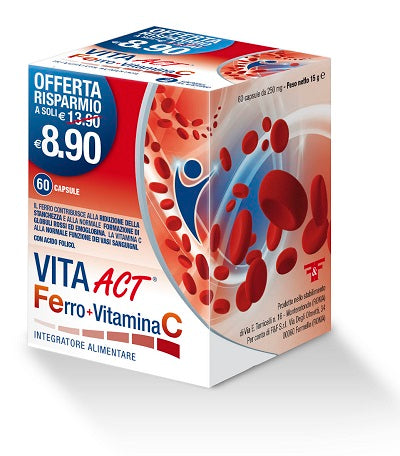 Vita act ferro+vit c 60cps