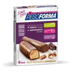 Pesoforma barr ciocc caram 12p Immagine principale del prodotto