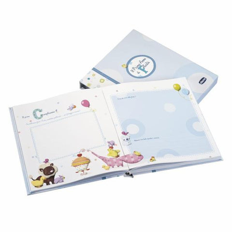 Libro ricordi azzurro