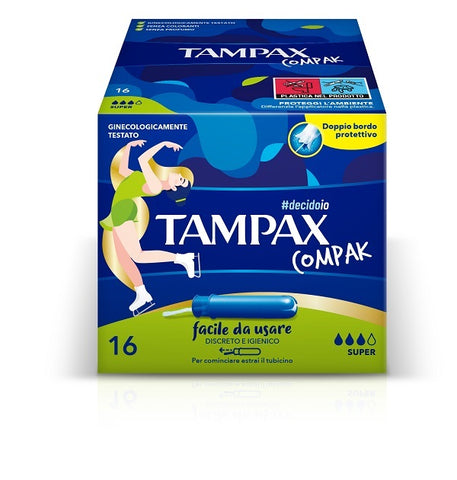 Tampax compak*super 16pz