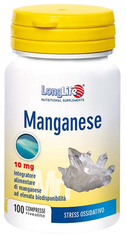 Manganese 10mg longlife 100cpr