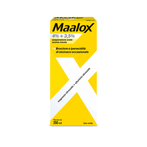Maalox*os sosp 250ml 4%+3,5%