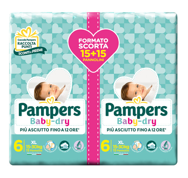 Pampers baby dryduo dwct xlx30