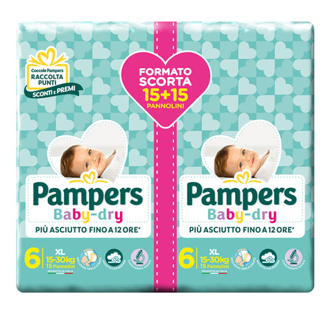 Pampers baby dryduo dwct xlx30