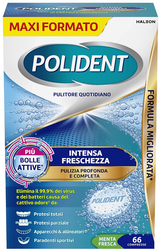 Polident tripla fresch 66cpr
