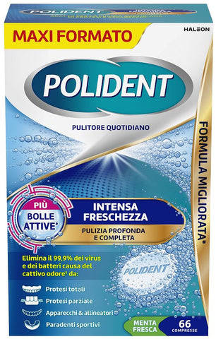 Polident tripla fresch 66cpr