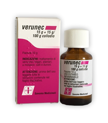Verunec fl 15g+15g/100g collod