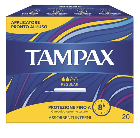 Tampax blue box regular 20pz