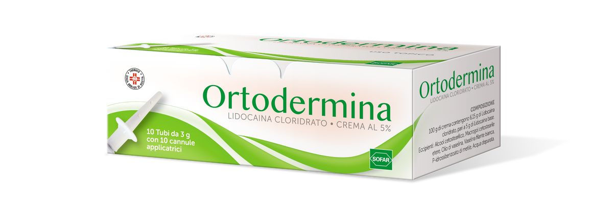 Ortodermina*10tubi crema 3g 5%