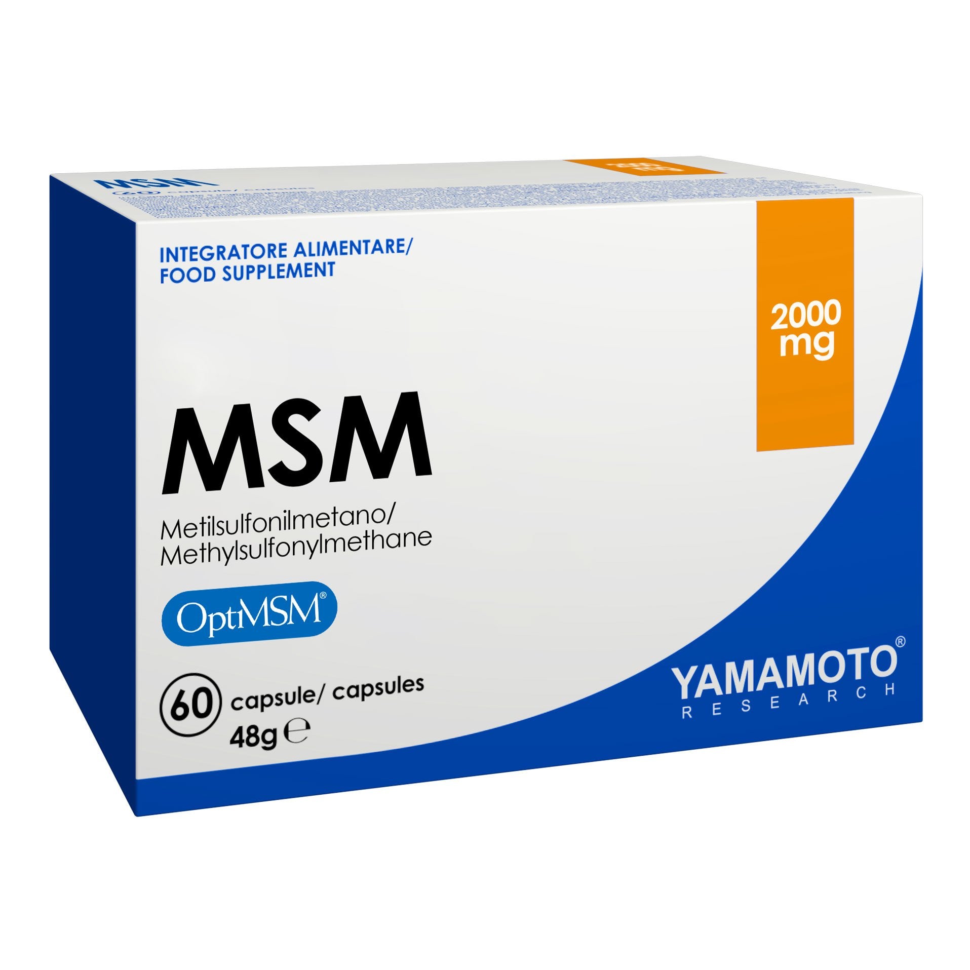 MSM - 60 cps - YAMAMOTO RESEARCH - Parafarmacia PHARMAGOLI