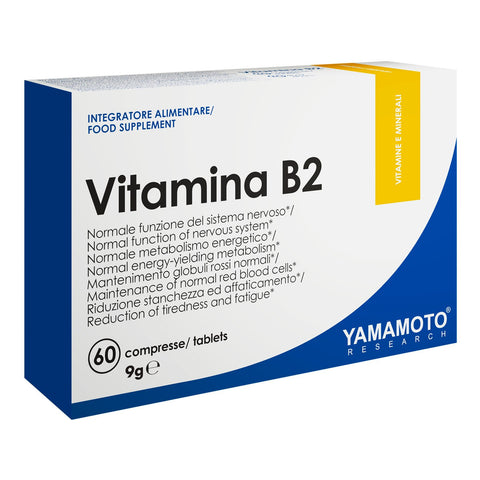 Vitamina B2 - 60 cpr - YAMAMOTO RESEARCH - Parafarmacia PHARMAGOLI