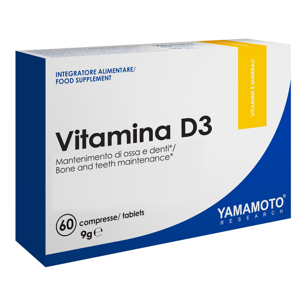 Vitamina D3 - 60 cpr - YAMAMOTO RESEARCH - Parafarmacia PHARMAGOLI