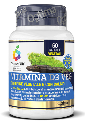 Colours life vitamina d3 60cps